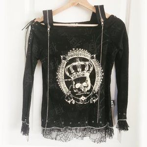 ON HOLD - K Star Punk Goth Visual Kei Harajuku Shirt